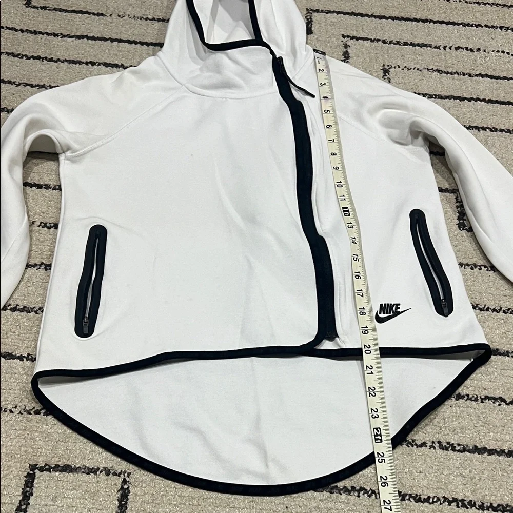 Nike White Hoodie with Black Accents